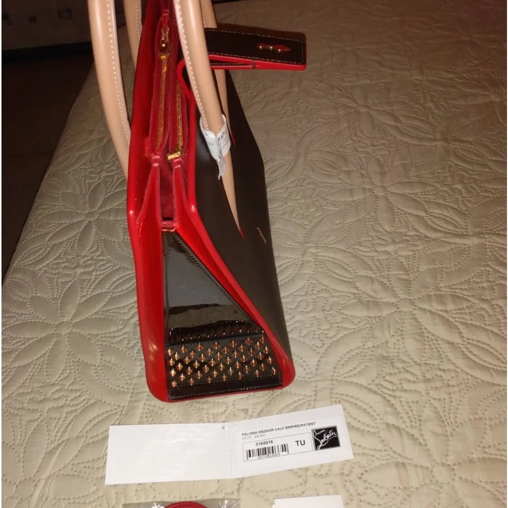 Brand new with tags - Authentic Christian Louboutin Paloma Medium Calf Tote - Picture 2 of 3